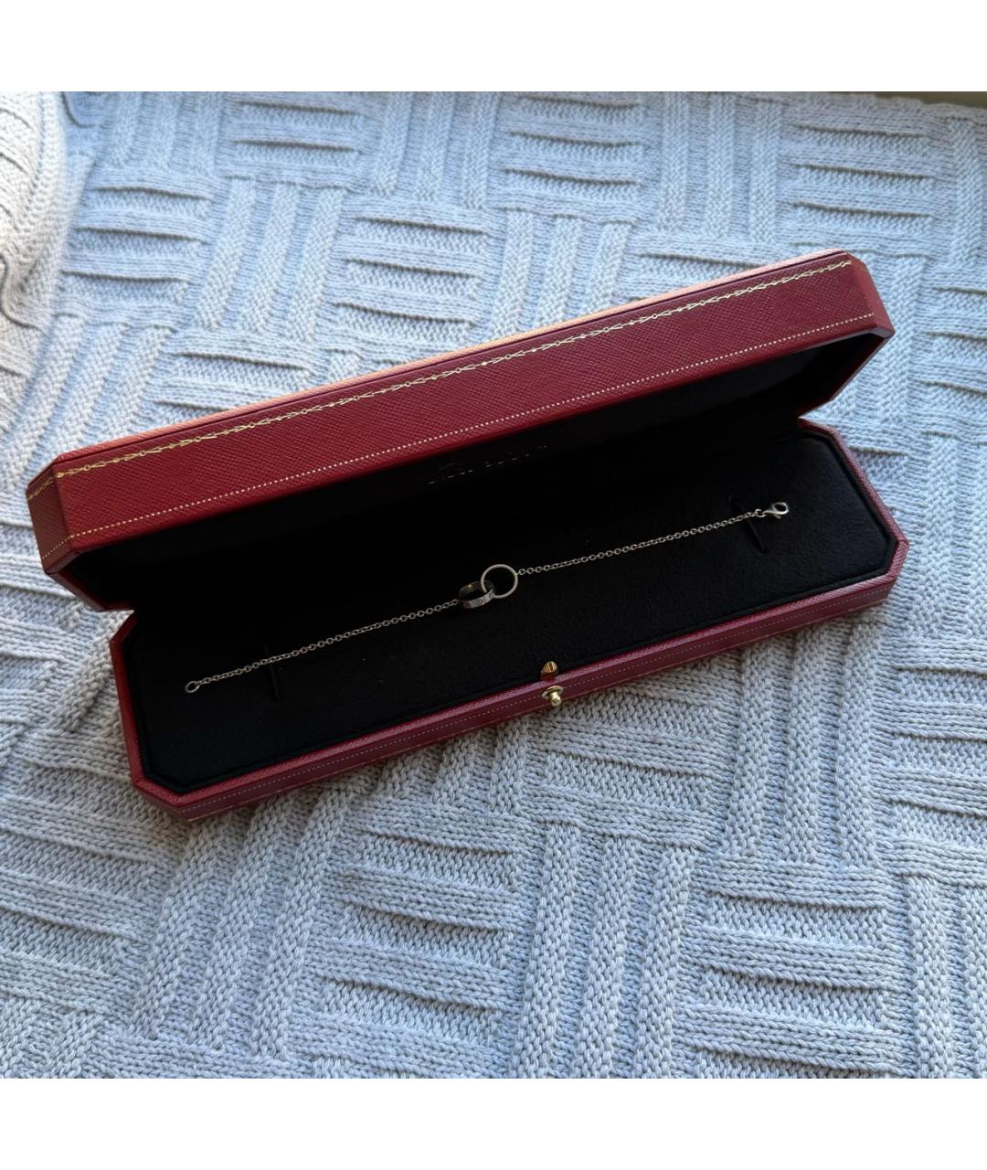 CARTIER Серый браслет из белого золота, фото 2