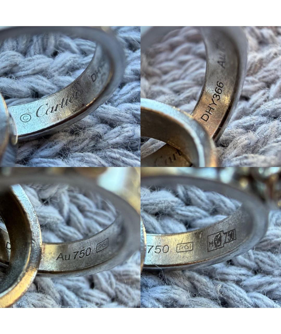 CARTIER Серый браслет из белого золота, фото 6