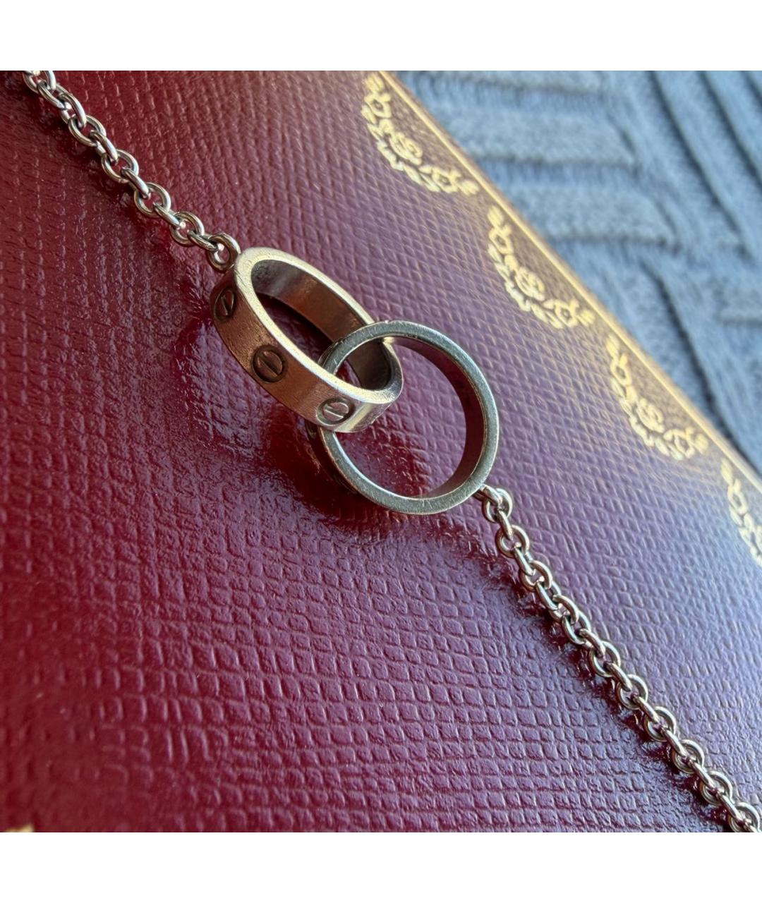 CARTIER Серый браслет из белого золота, фото 3