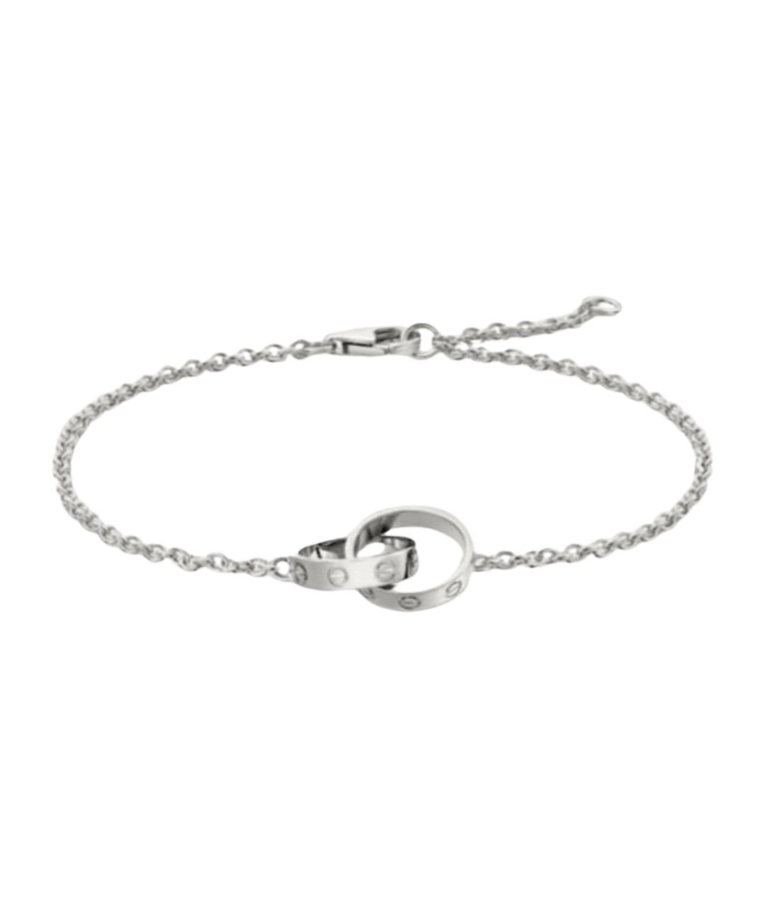 CARTIER Серый браслет из белого золота, фото 1