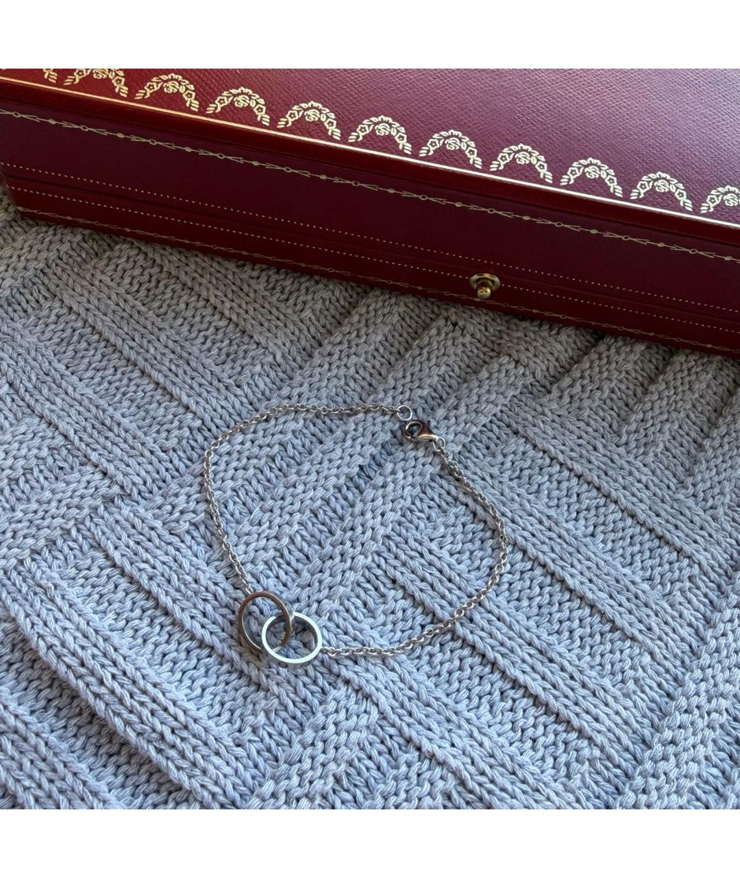 CARTIER Серый браслет из белого золота, фото 8