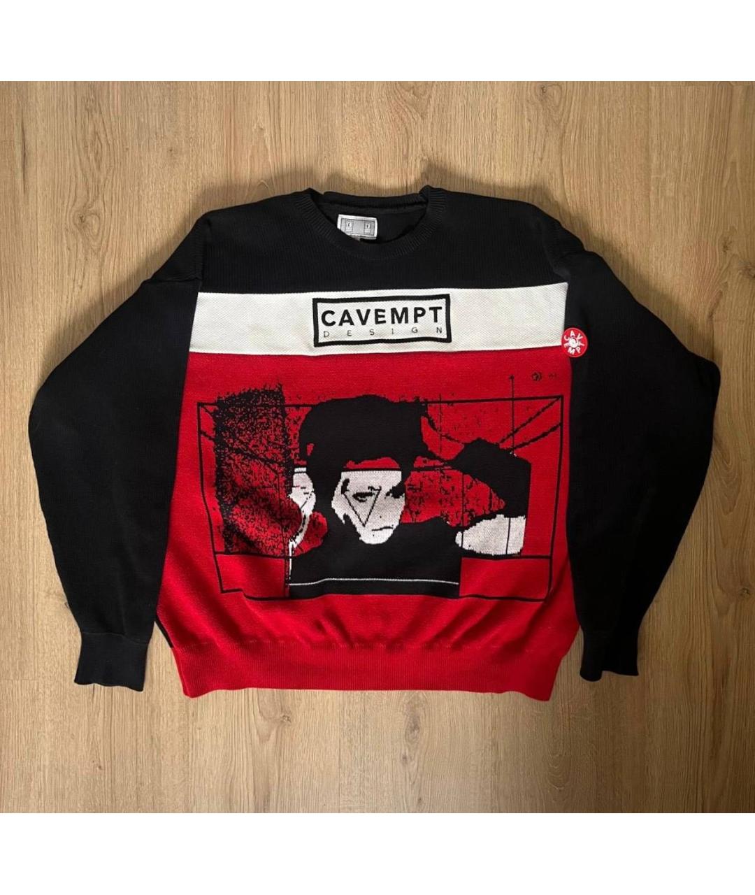 CAV EMPT Красный хлопковый джемпер / свитер, фото 9