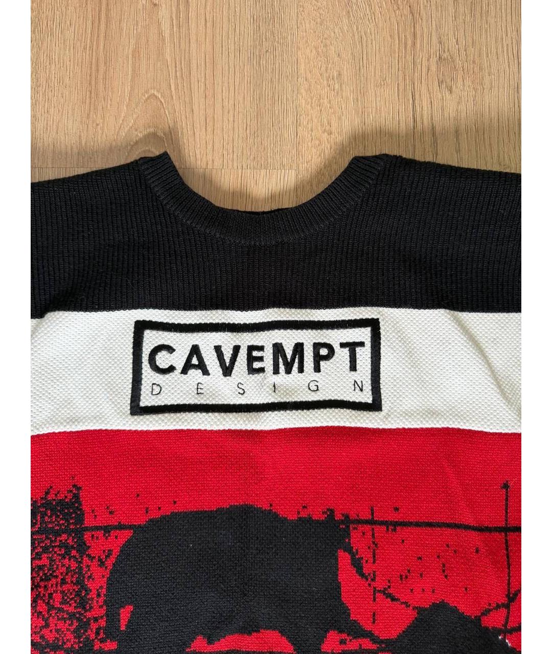 CAV EMPT Красный хлопковый джемпер / свитер, фото 4