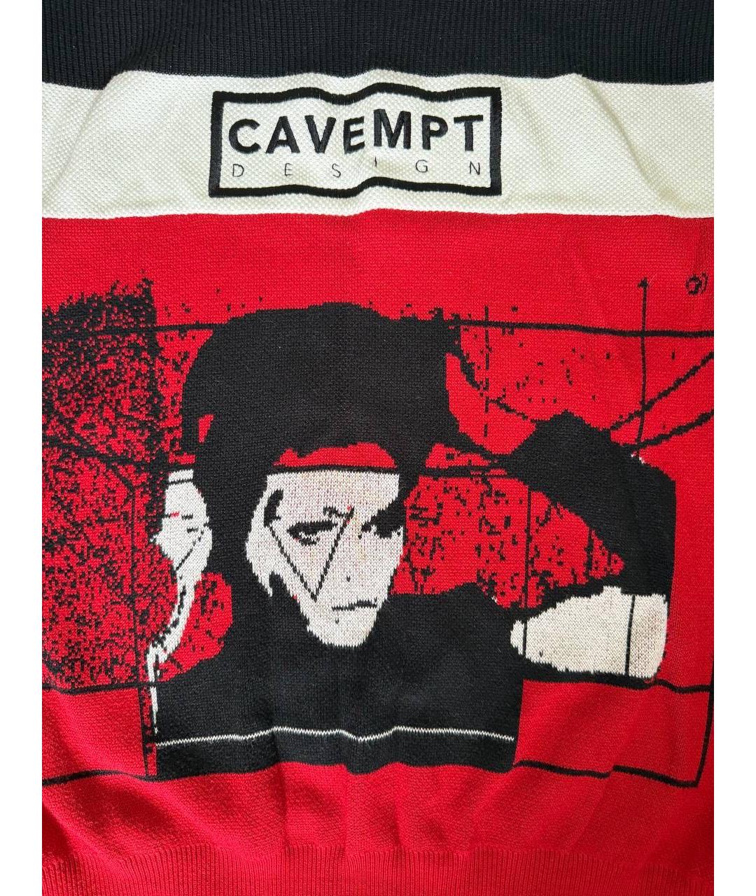 CAV EMPT Красный хлопковый джемпер / свитер, фото 3