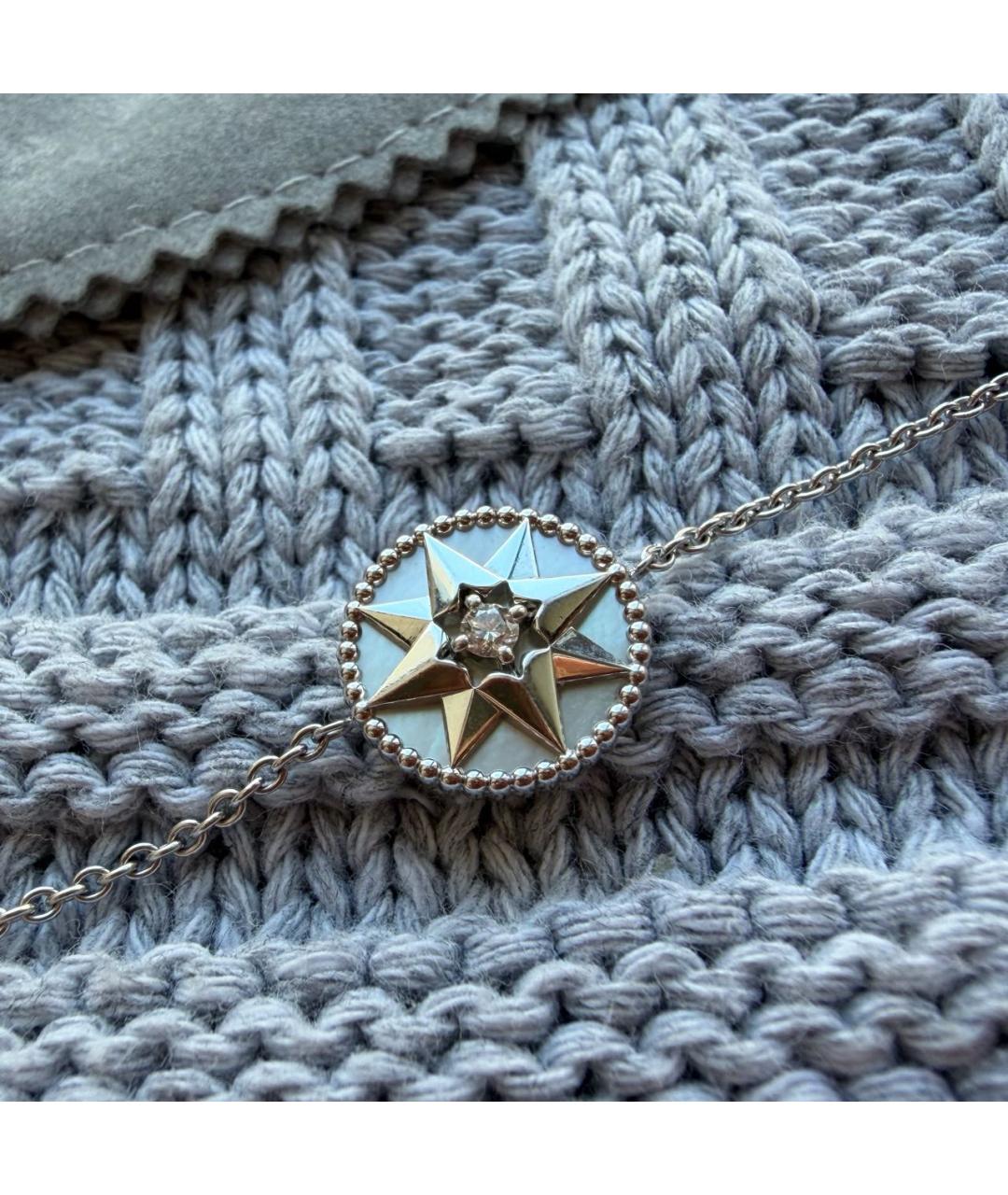 CHRISTIAN DIOR Серый браслет из белого золота, фото 6