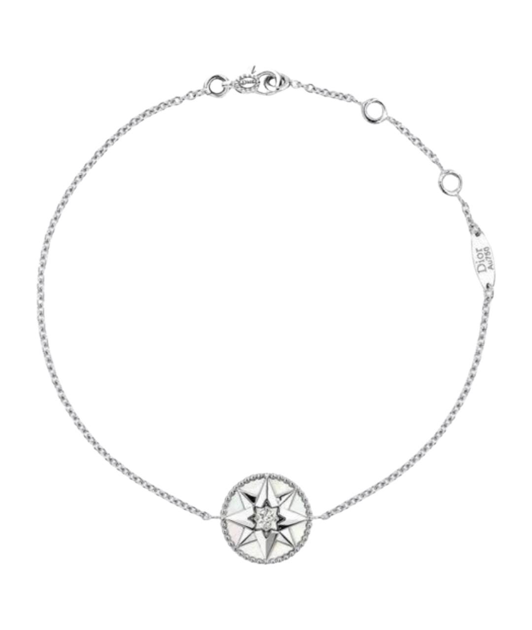 CHRISTIAN DIOR Серый браслет из белого золота, фото 1