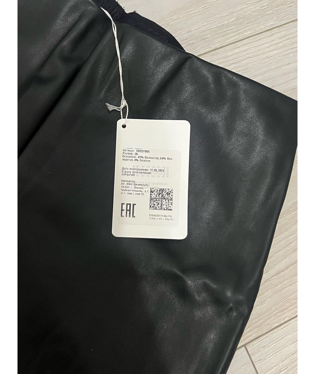 WOLFORD Черные вискозные леггинсы и велосипедки, фото 4