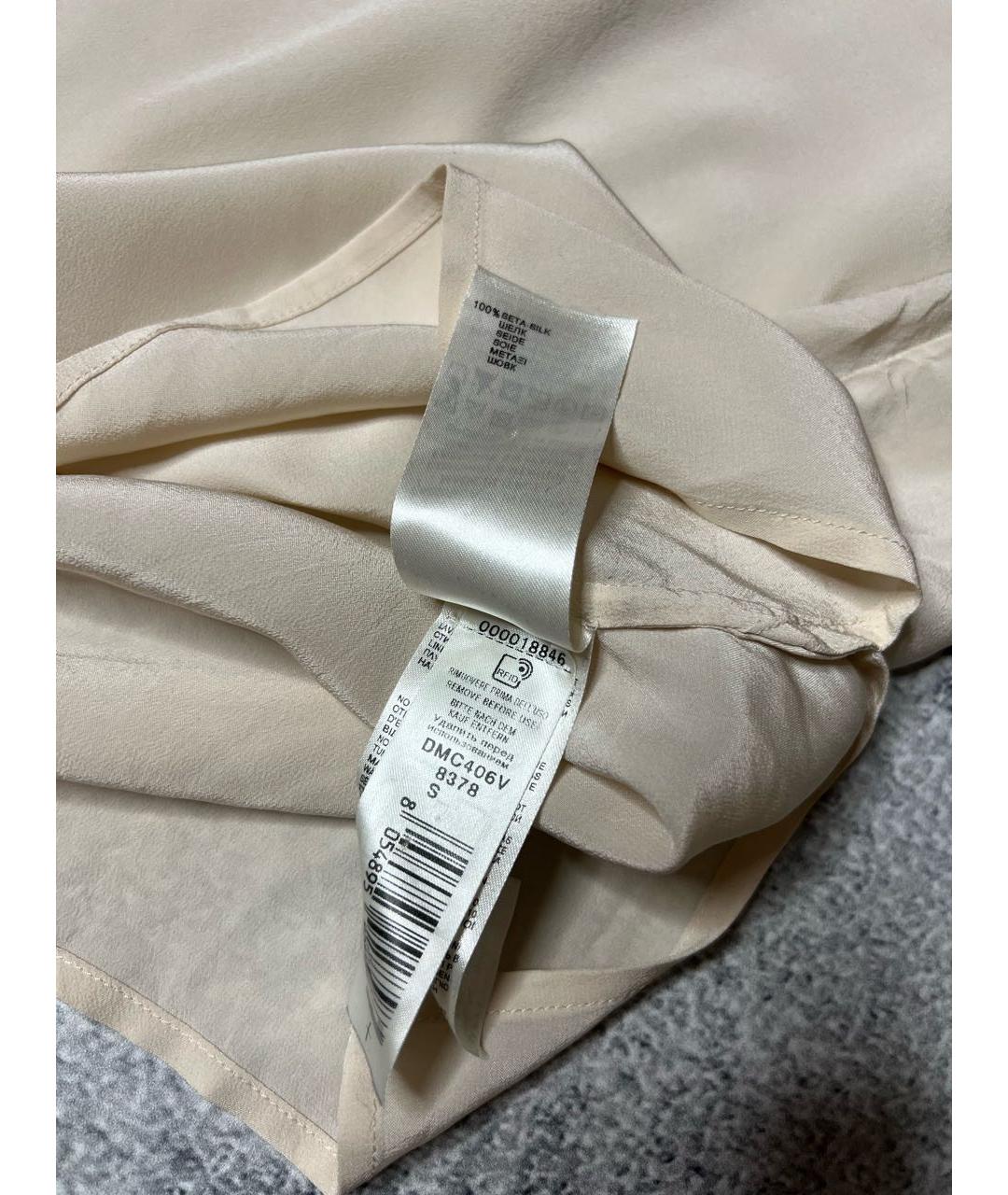 FALCONERI Бежевая шелковая майка, фото 6