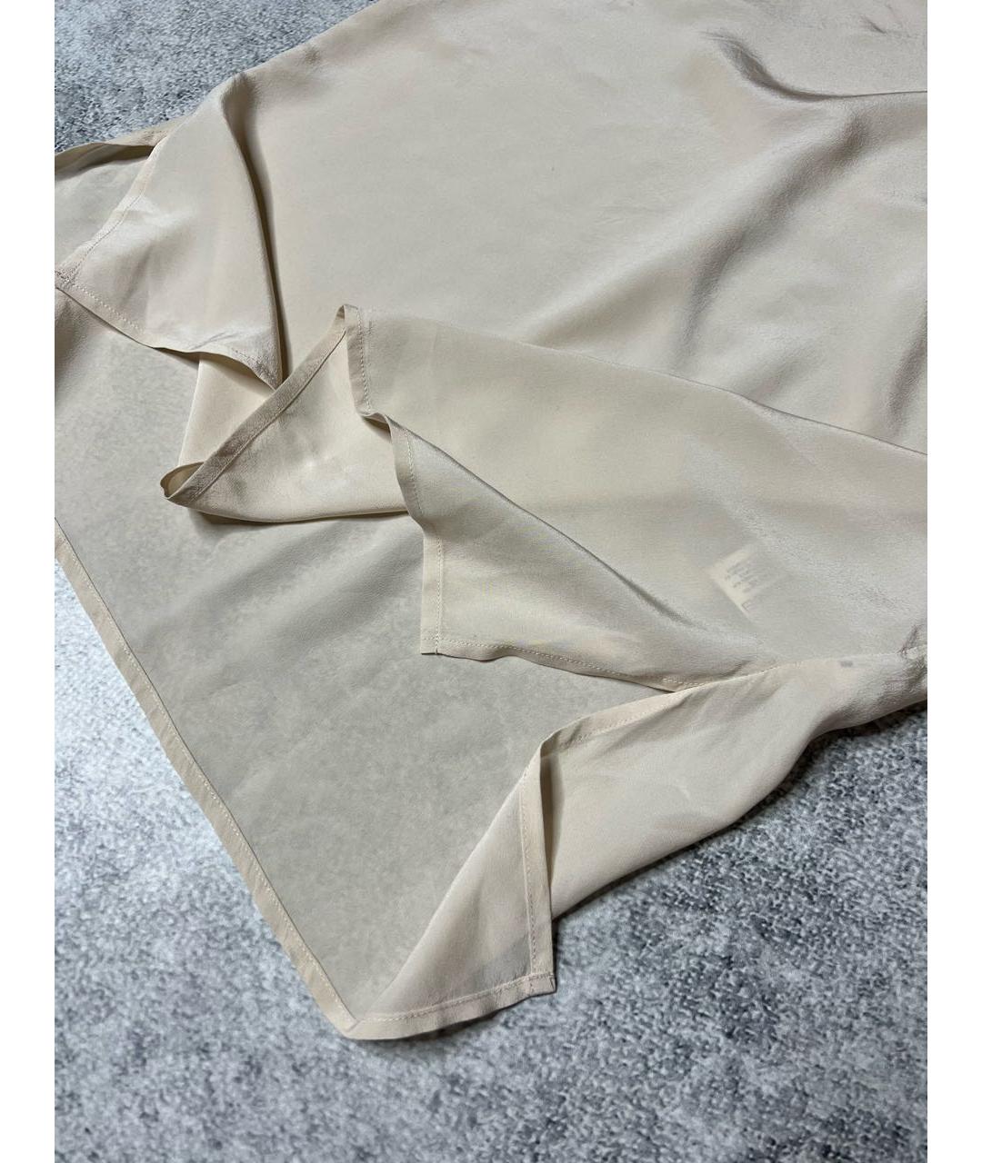 FALCONERI Бежевая шелковая майка, фото 4