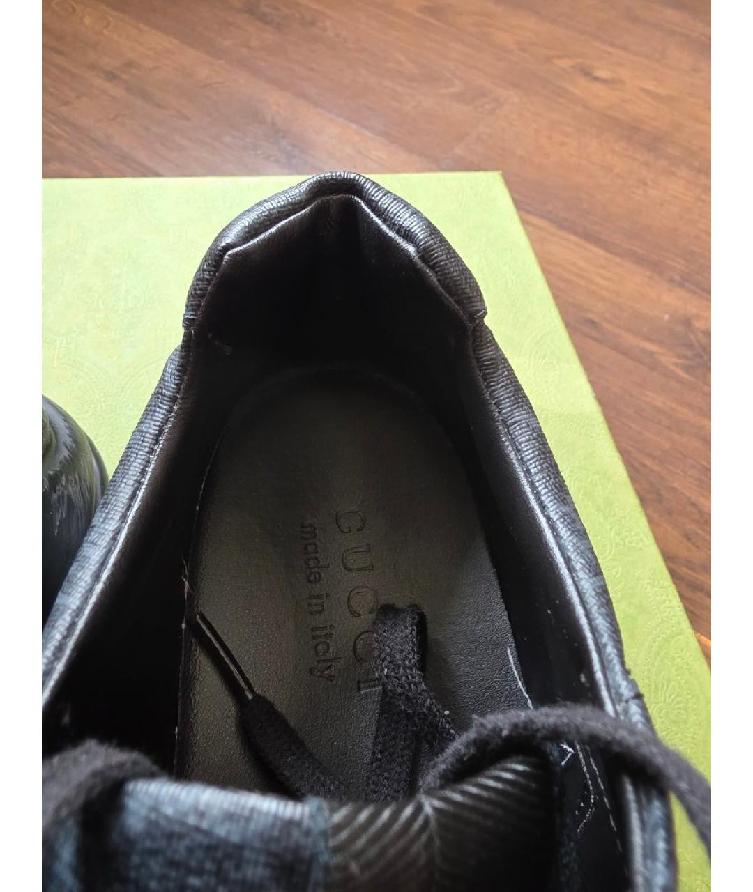 GUCCI Серые низкие кроссовки / кеды, фото 5