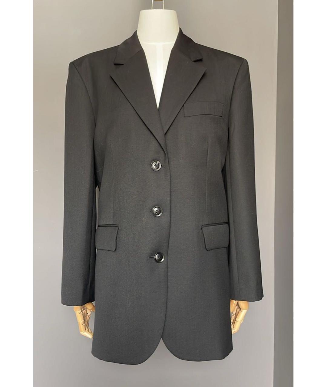 ANINE BING Черный шерстяной жакет/пиджак, фото 6