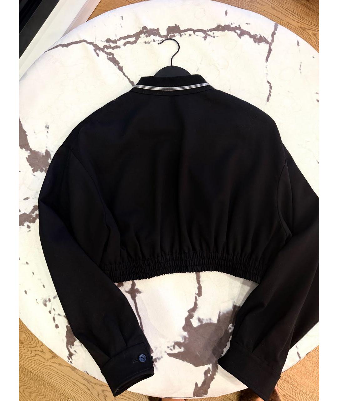 MIU MIU Черная шерстяная куртка, фото 5