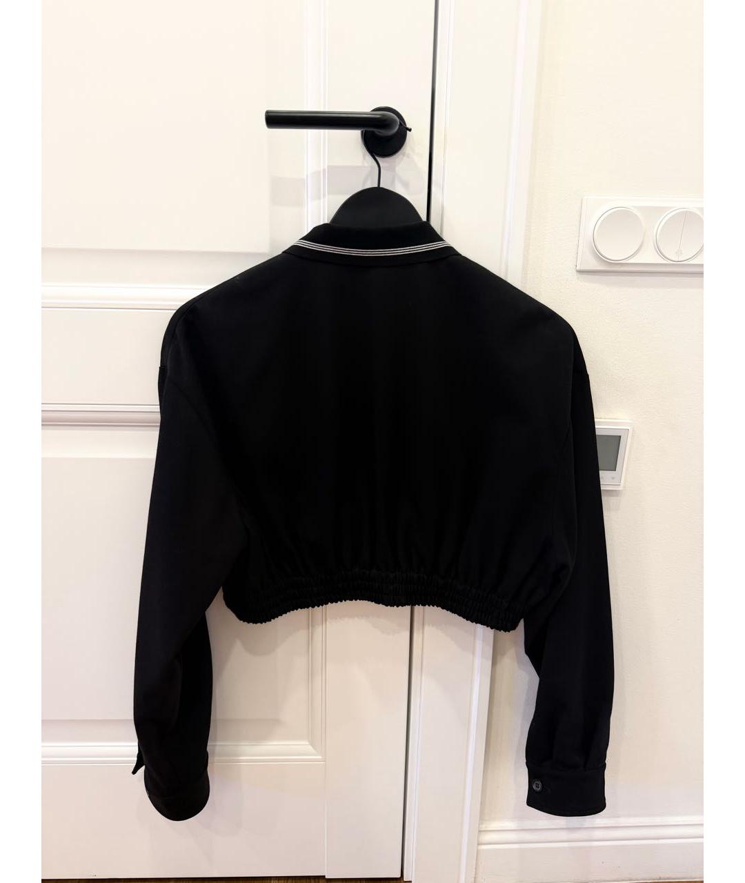 MIU MIU Черная шерстяная куртка, фото 7