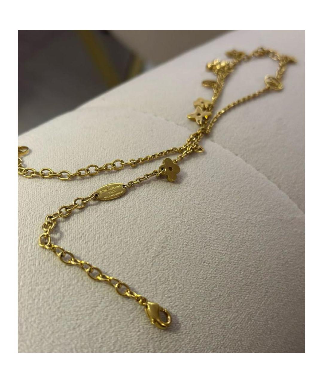 LOUIS VUITTON Золотое колье, фото 3