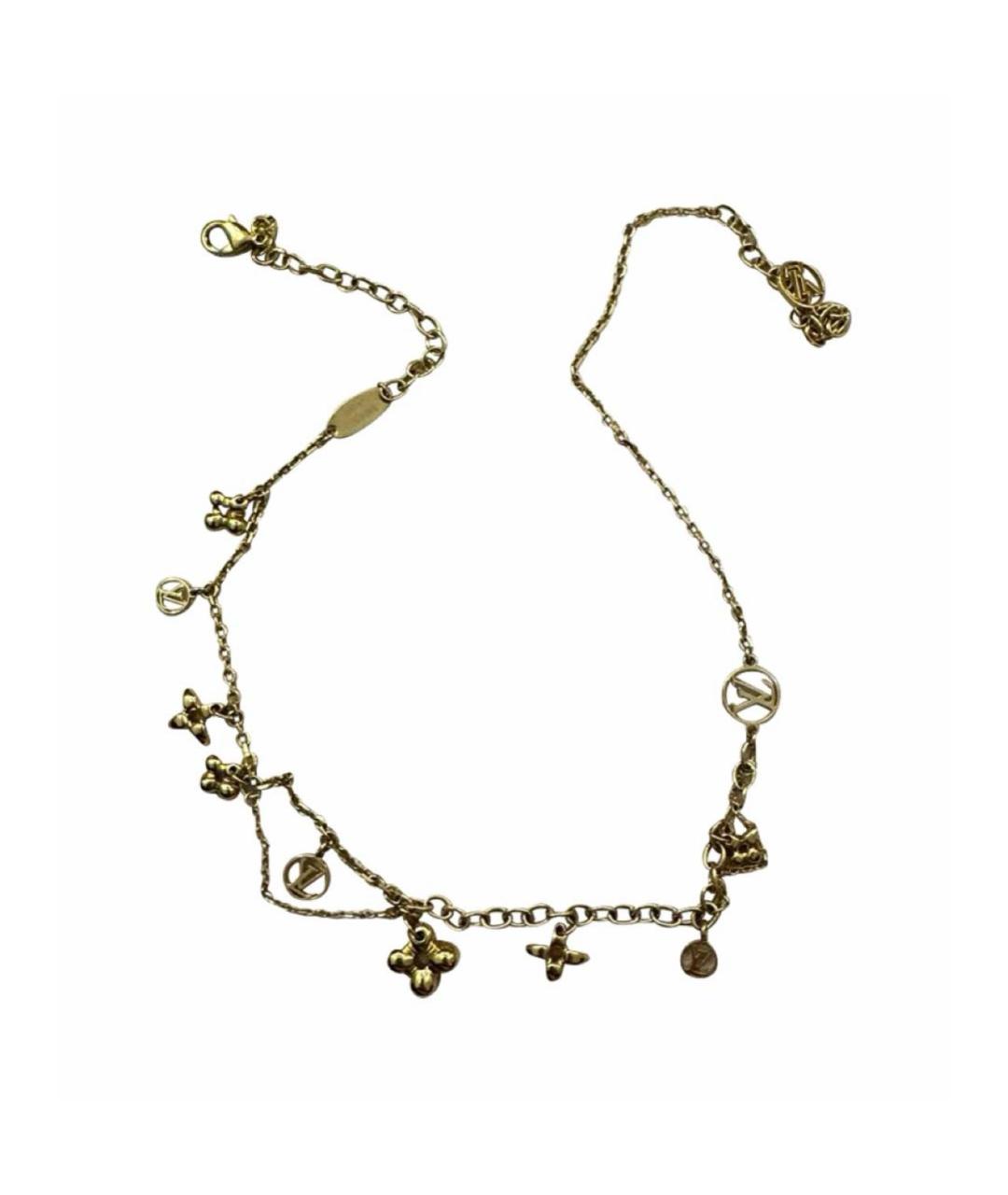 LOUIS VUITTON Золотое колье, фото 5