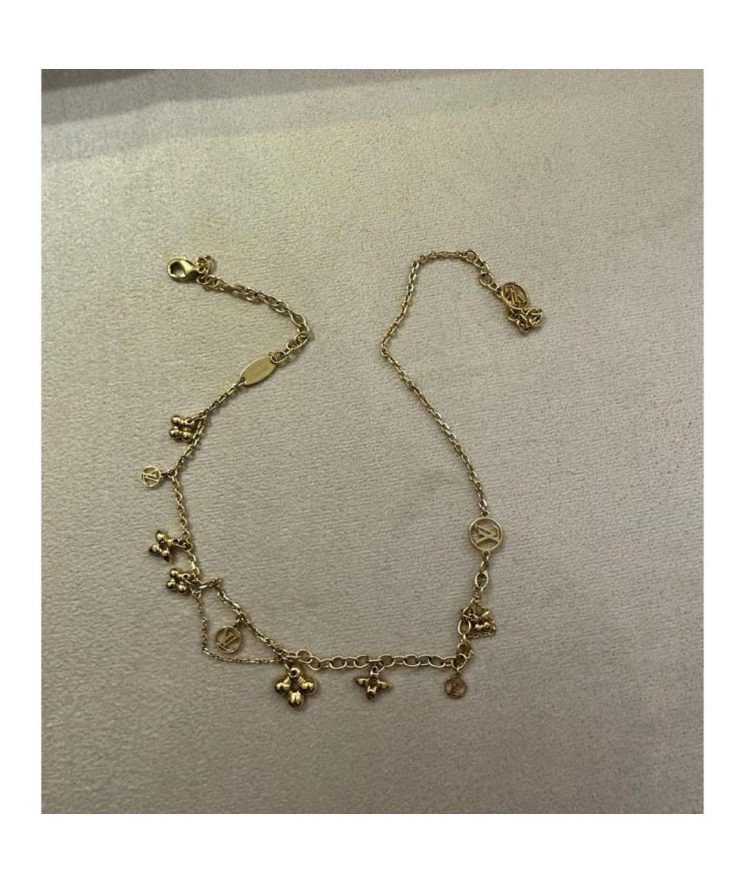 LOUIS VUITTON Золотое колье, фото 4