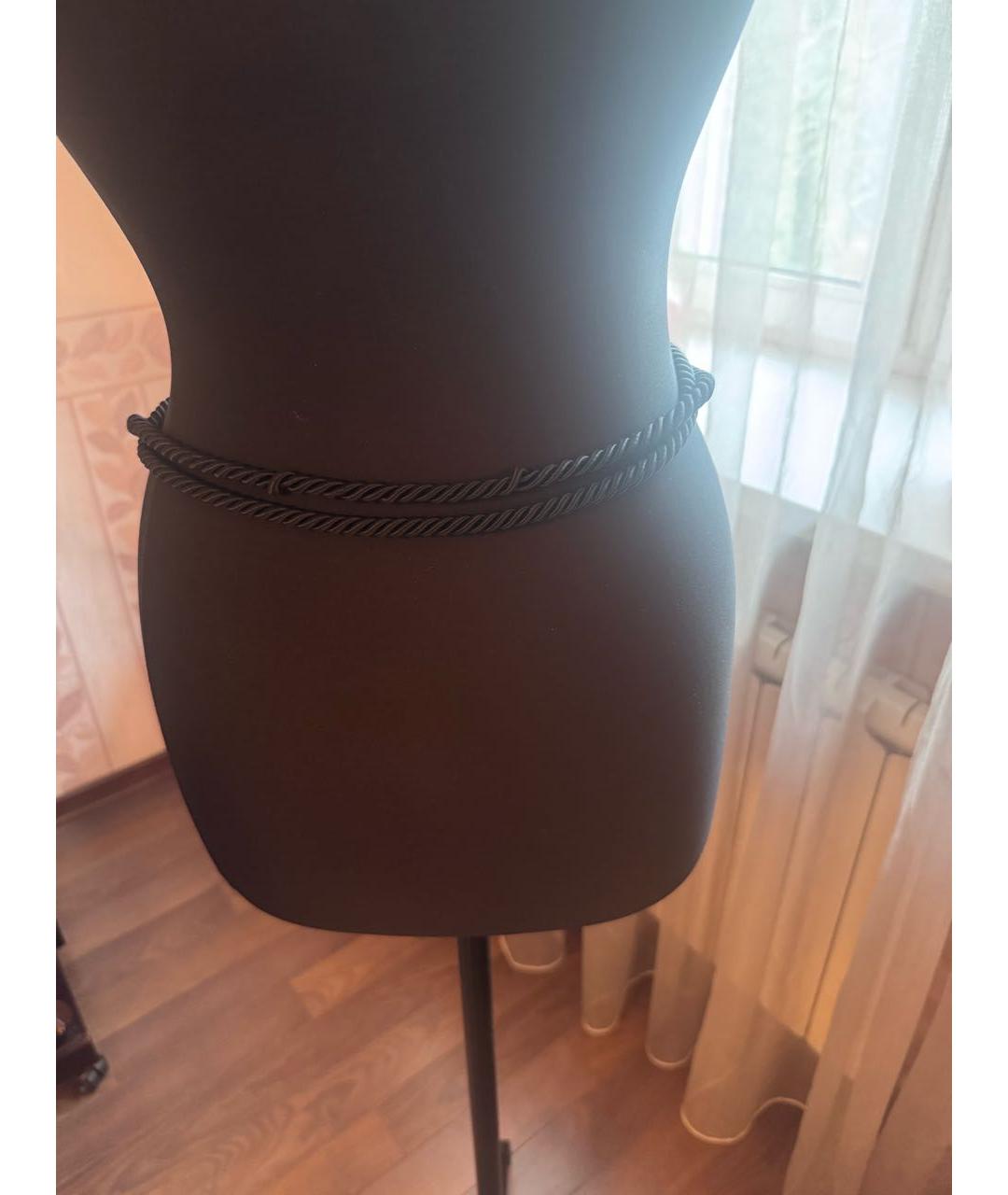 LANVIN Черный ремень, фото 3