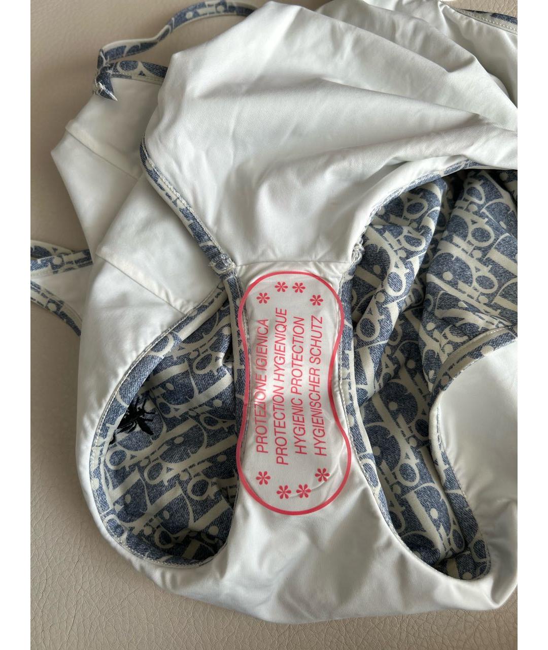 CHRISTIAN DIOR Голубой полиамидовый купальник, фото 7