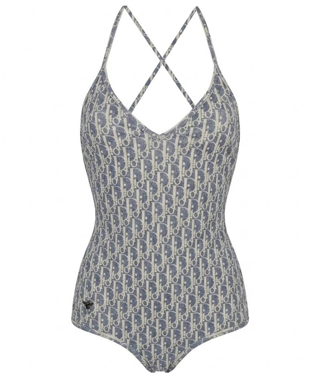 CHRISTIAN DIOR Голубой полиамидовый купальник, фото 1