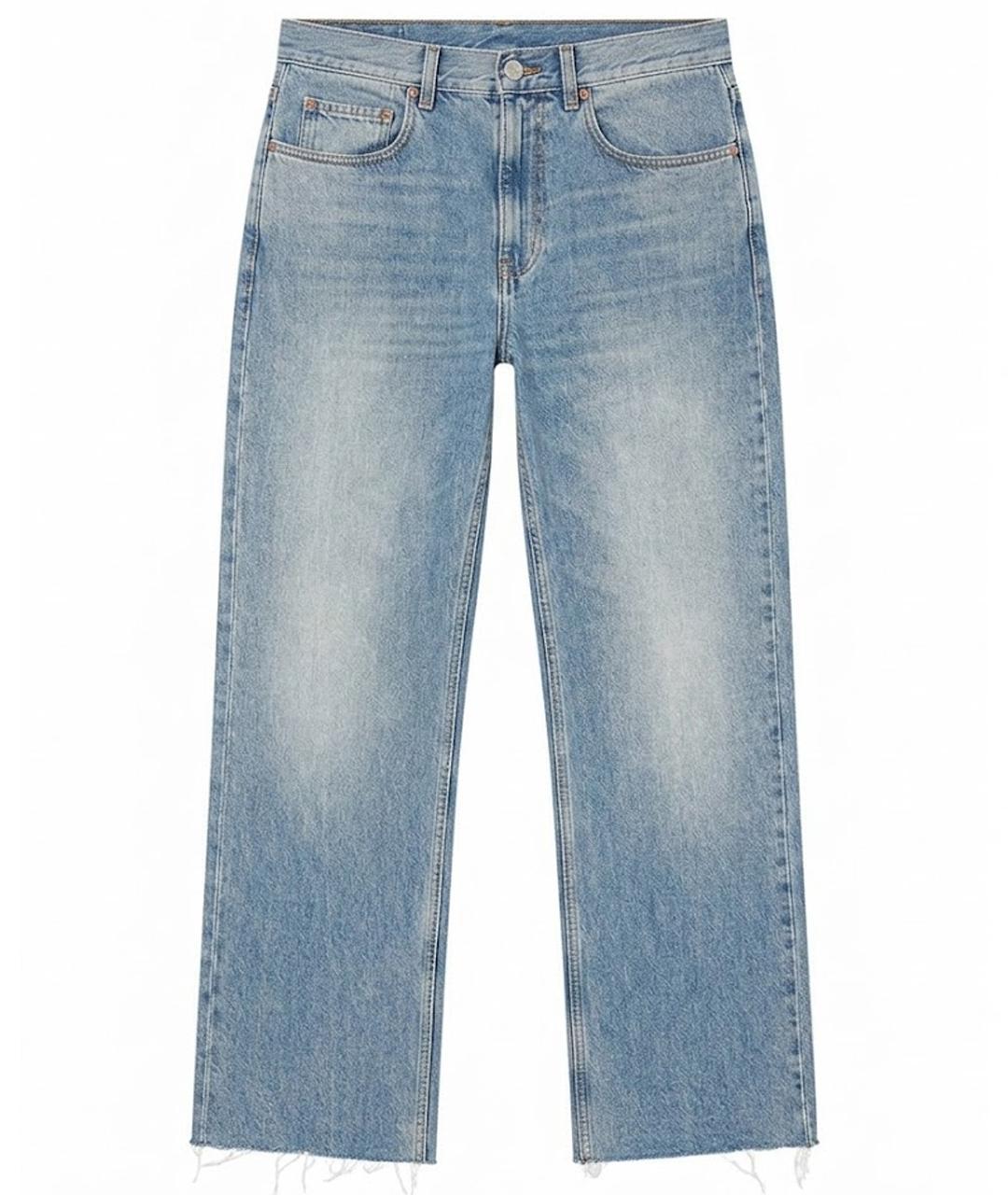 GUCCI Хлопковые прямые джинсы, фото 1