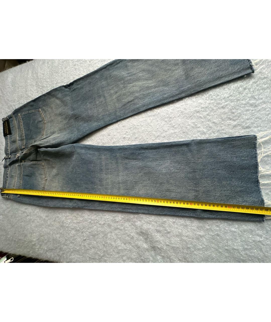 GUCCI Хлопковые прямые джинсы, фото 7