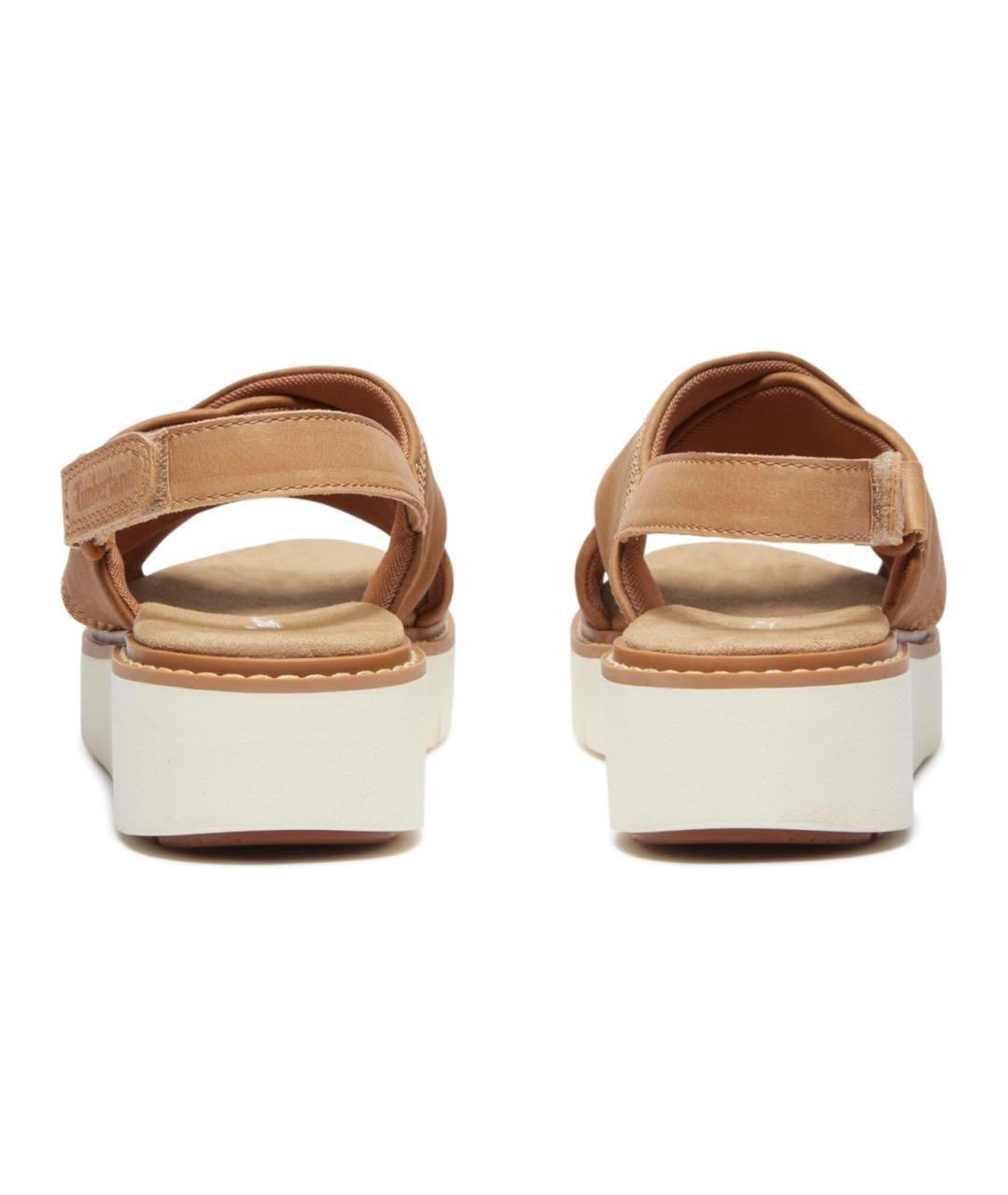 TIMBERLAND Коричневые кожаные сандалии, фото 4