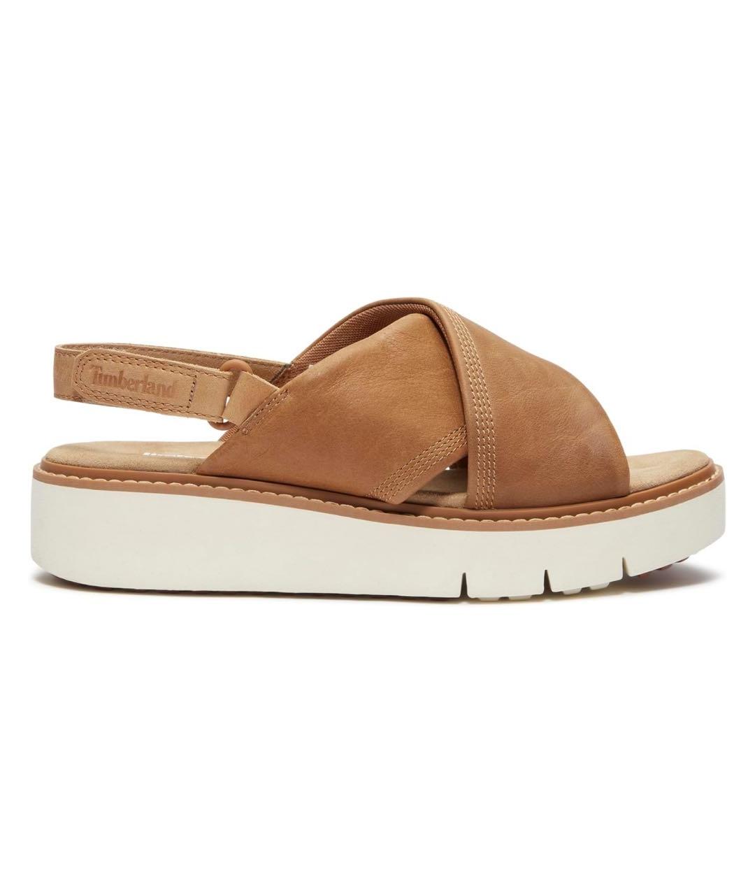 TIMBERLAND Коричневые кожаные сандалии, фото 8