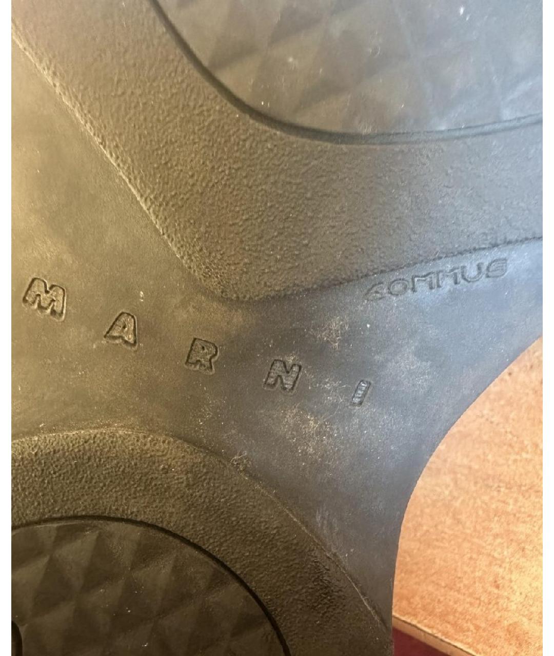 MARNI Синие кроссовки, фото 6