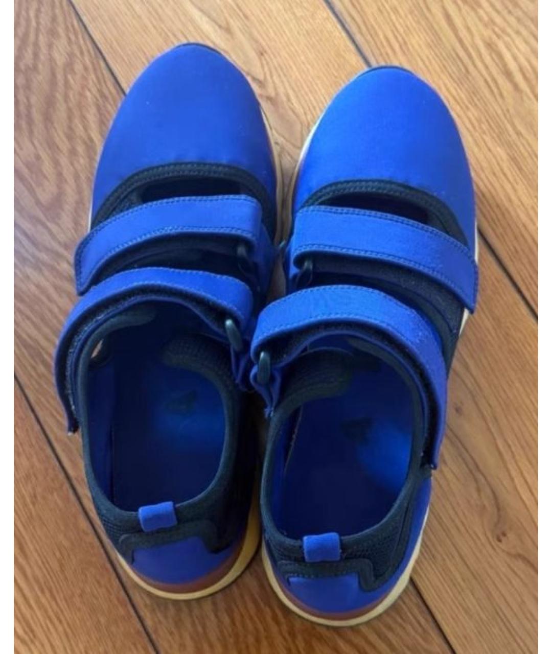 MARNI Синие кроссовки, фото 4