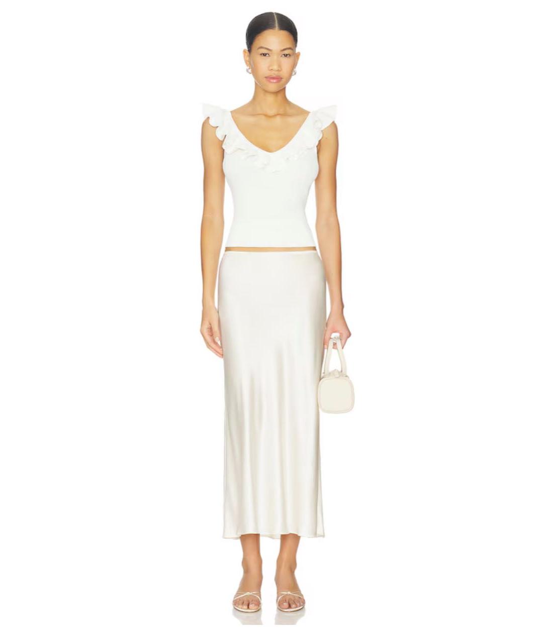 ZIMMERMANN Белая вискозная майка, фото 7