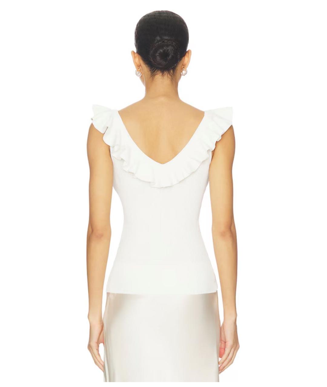 ZIMMERMANN Белая вискозная майка, фото 5