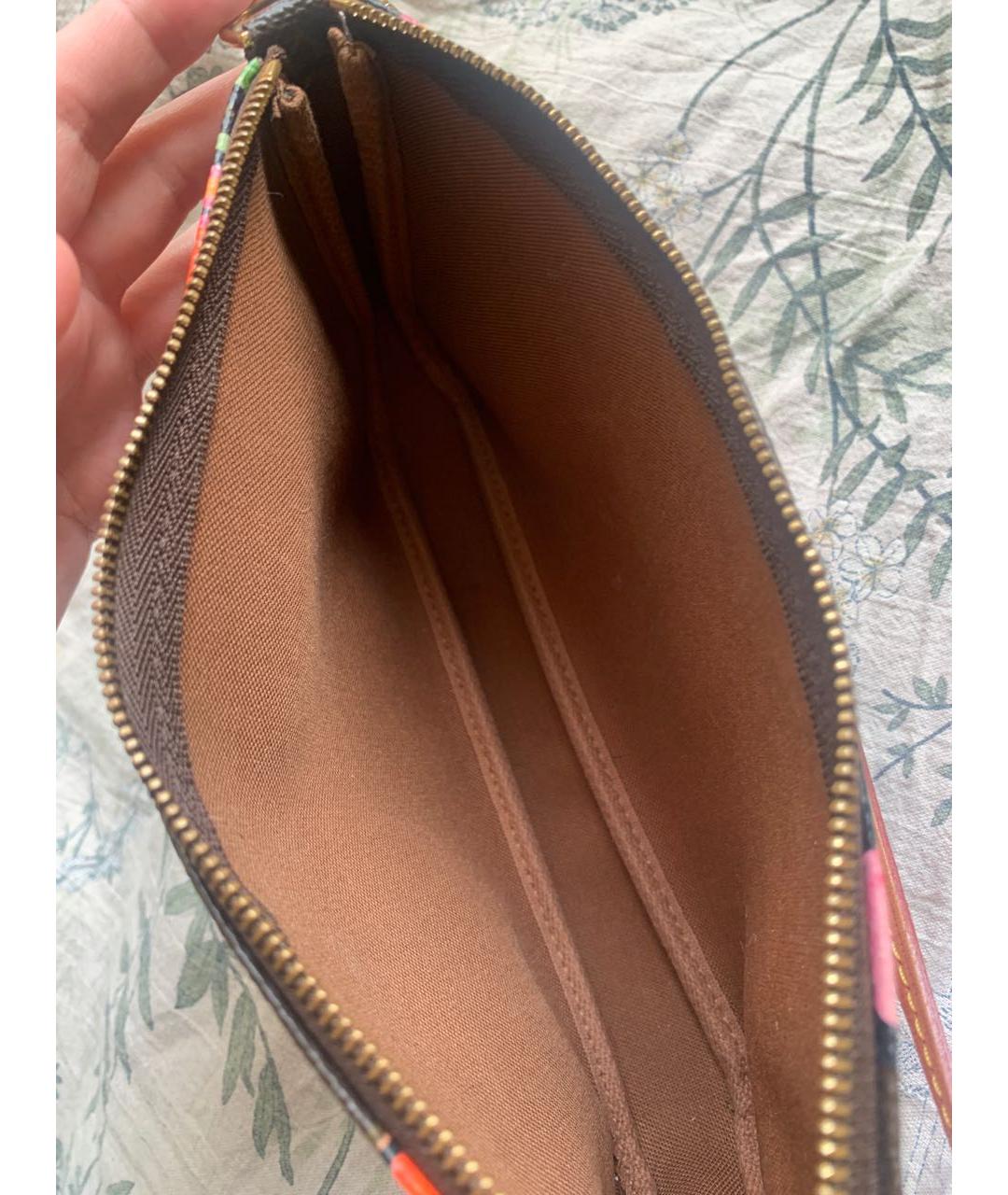 LOUIS VUITTON Коричневая сумка через плечо, фото 4