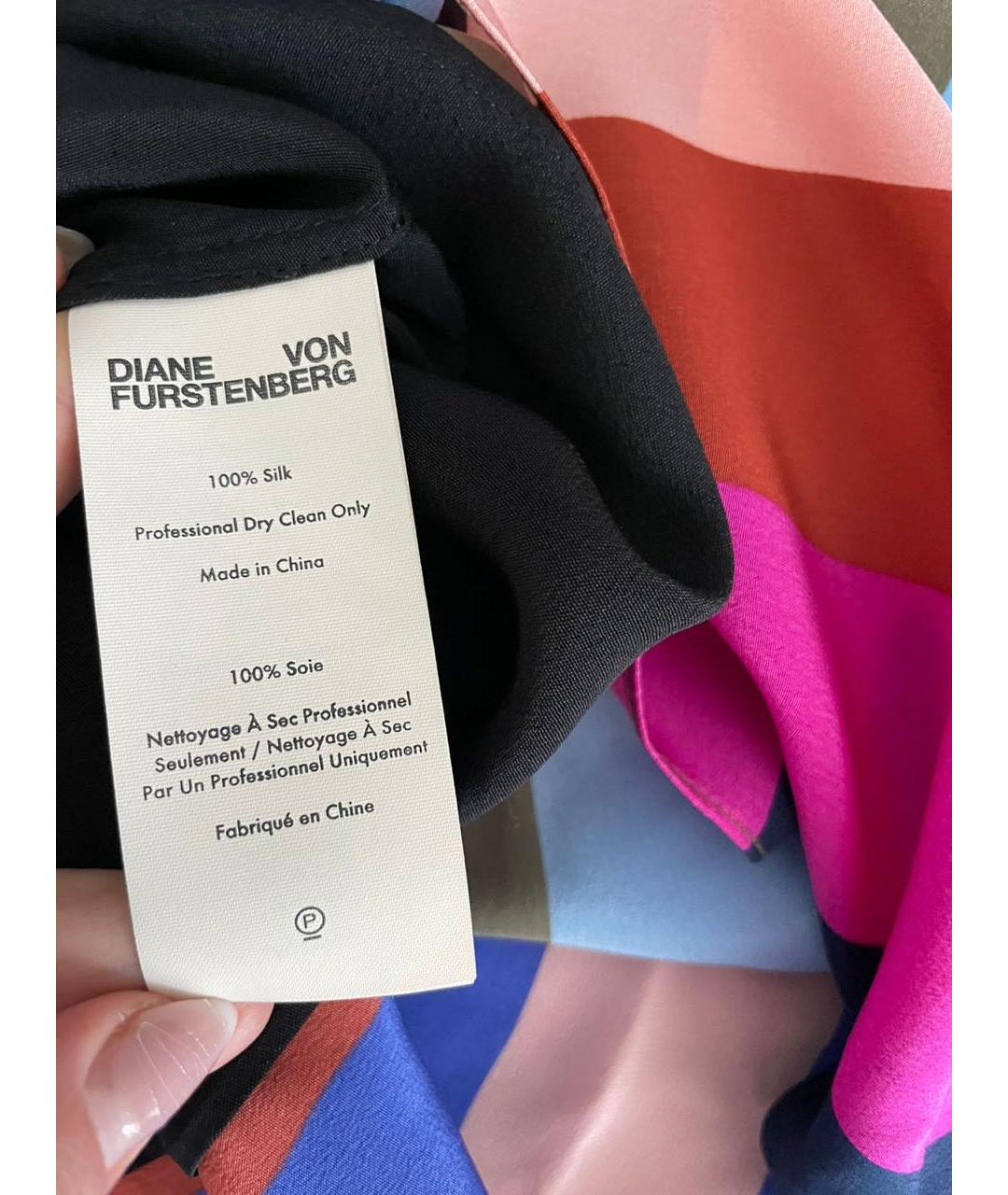 DIANE VON FURSTENBERG Шелковая блузы, фото 5