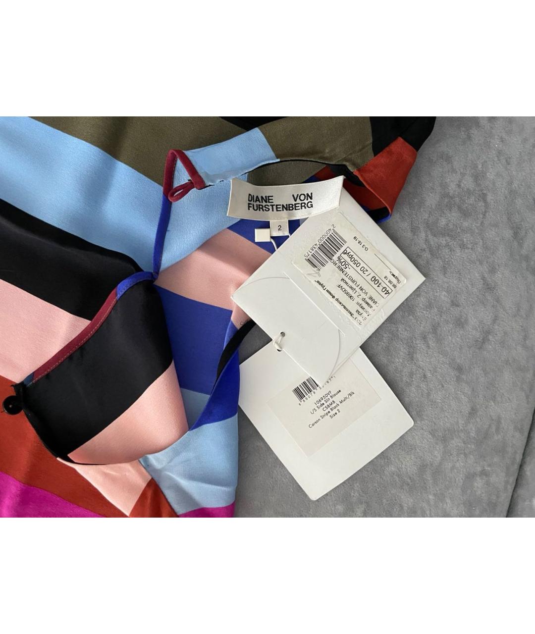 DIANE VON FURSTENBERG Шелковая блузы, фото 3