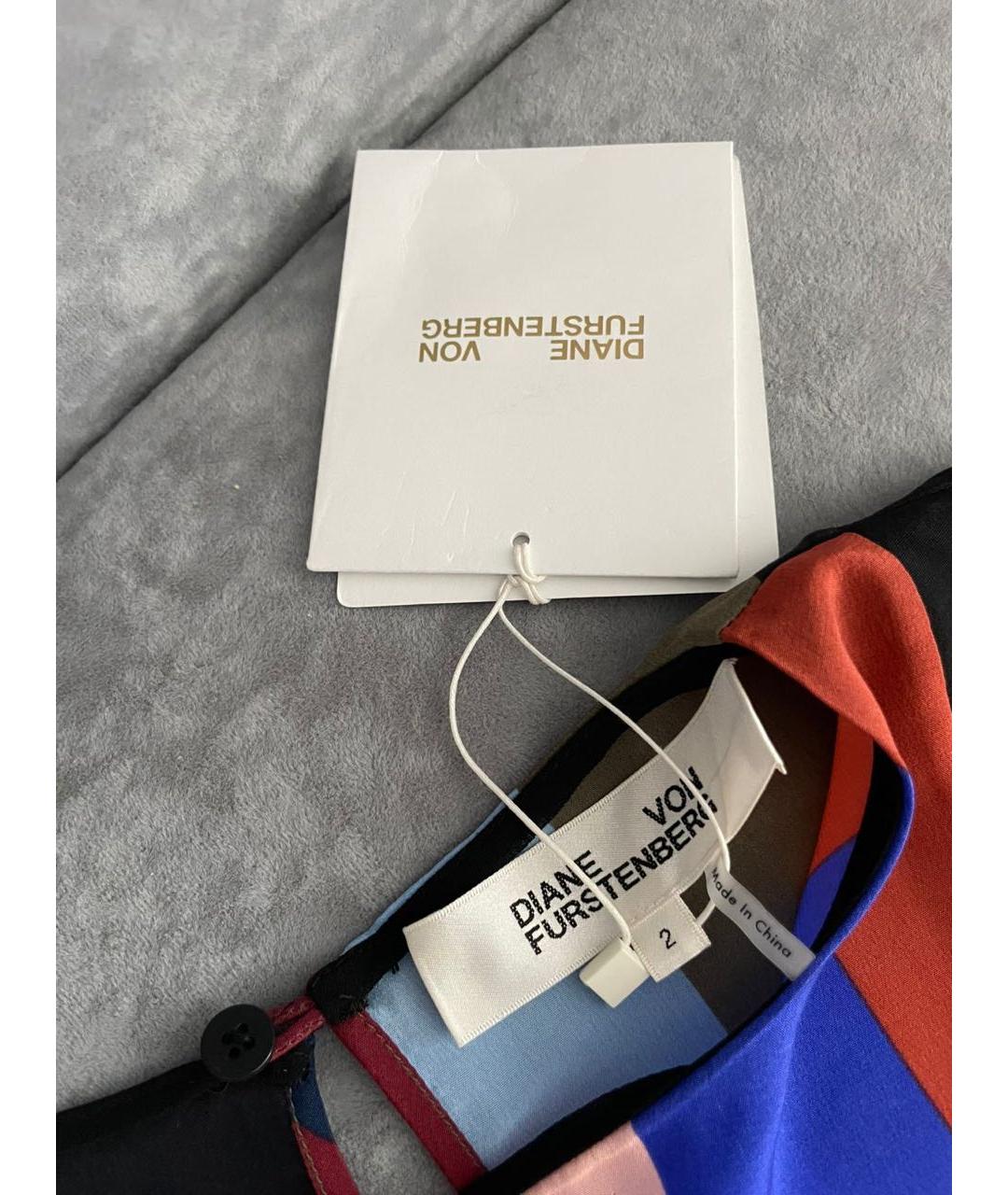 DIANE VON FURSTENBERG Шелковая блузы, фото 4