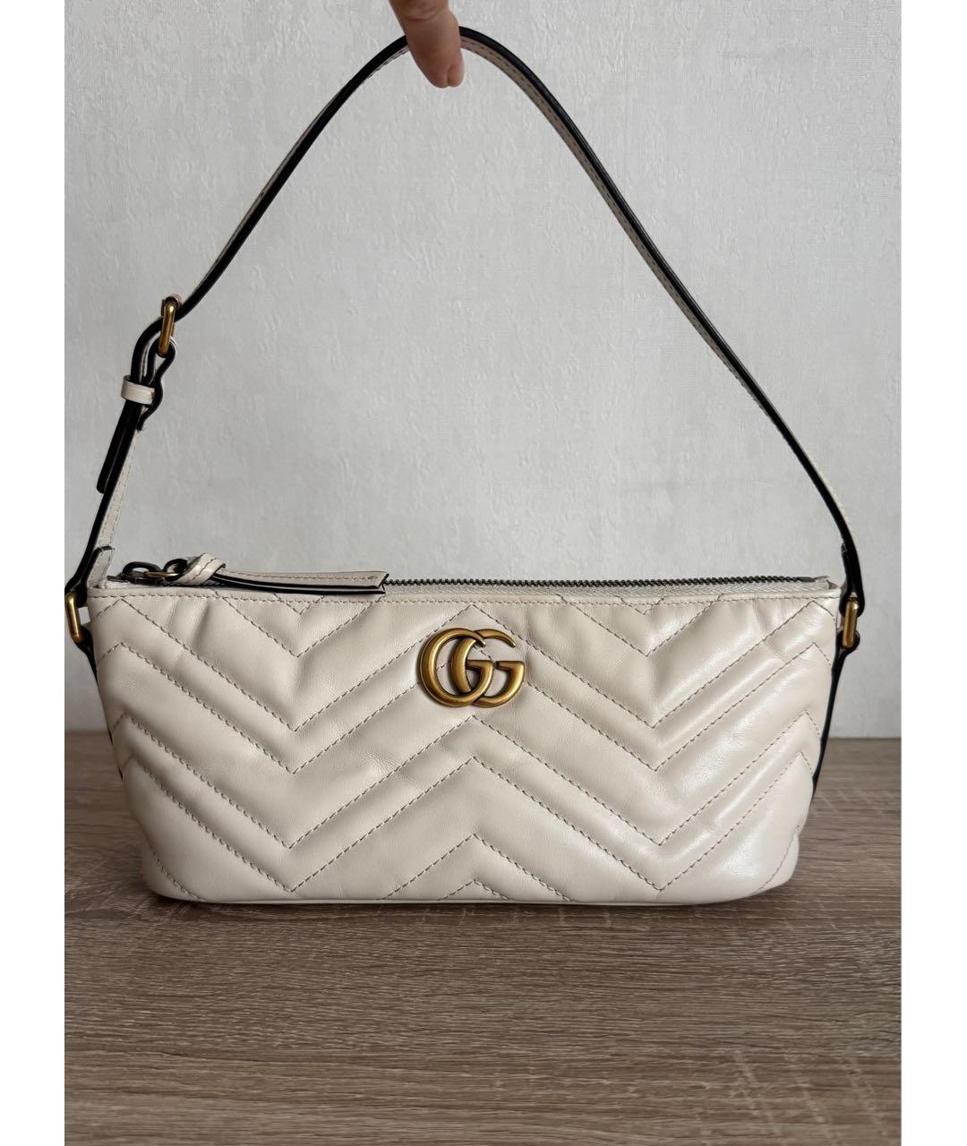 GUCCI Кожаная сумка с короткими ручками, фото 8