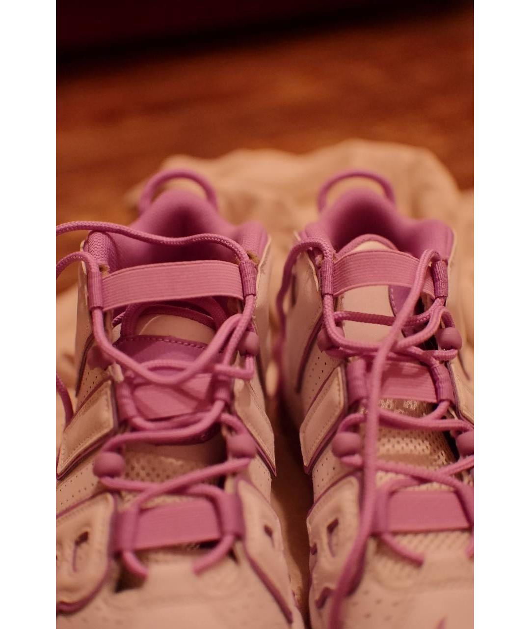 NIKE Фуксия кожаные кроссовки, фото 8