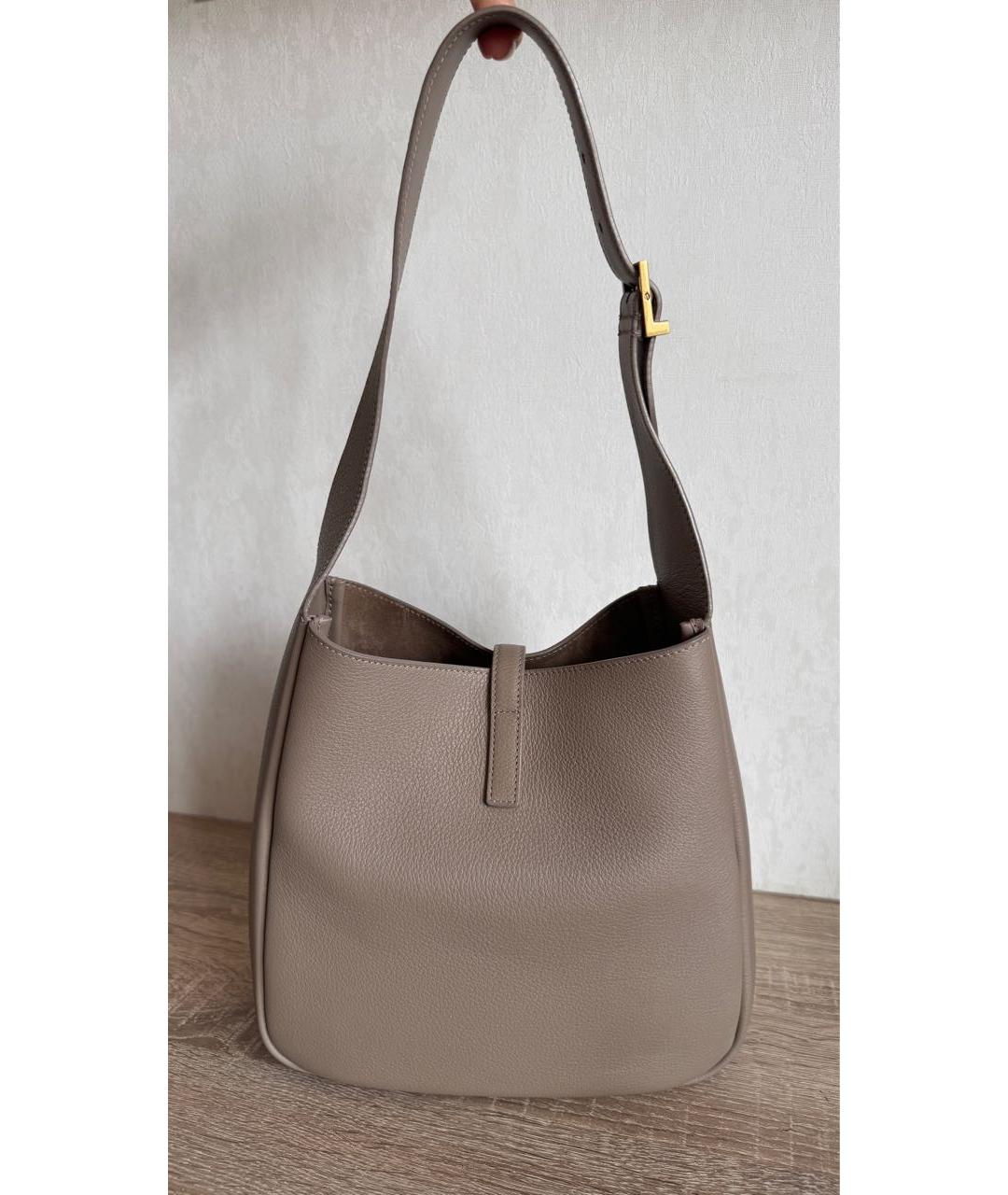 SAINT LAURENT Кожаная сумка тоут, фото 2