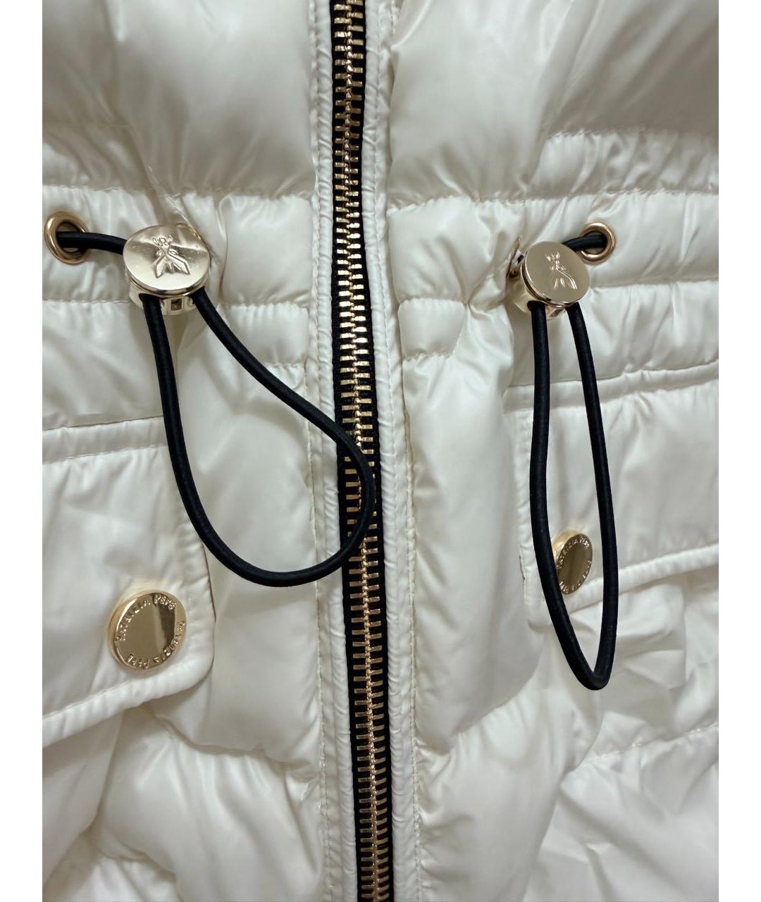 PATRIZIA PEPE Белая полиэстеровая куртка, фото 4