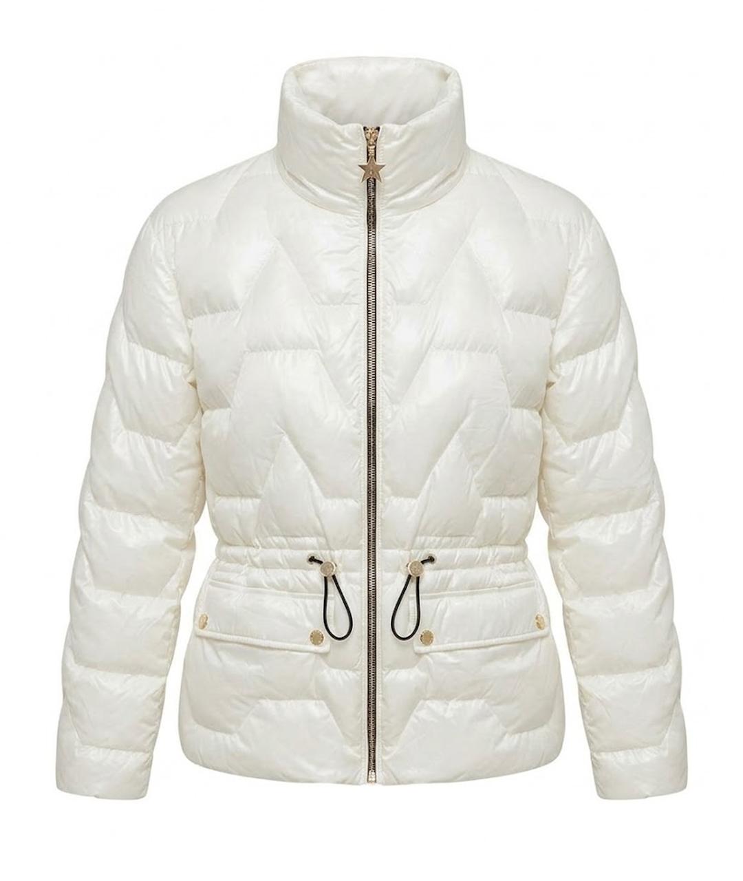 PATRIZIA PEPE Белая полиэстеровая куртка, фото 1