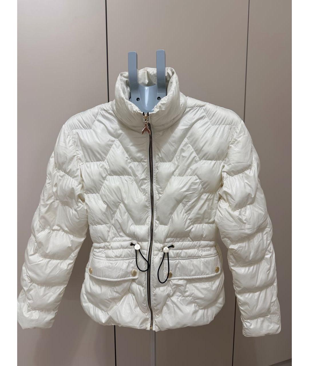 PATRIZIA PEPE Белая полиэстеровая куртка, фото 9