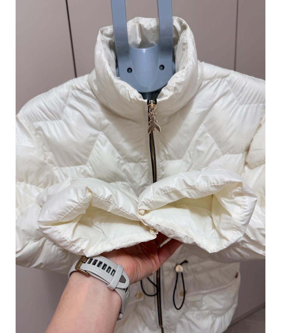 PATRIZIA PEPE Белая полиэстеровая куртка, фото 6