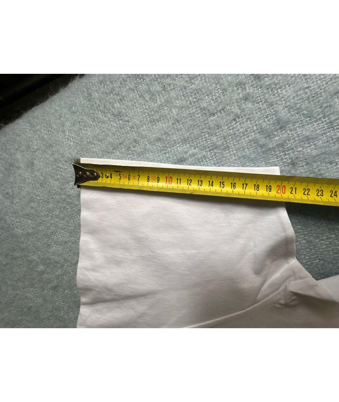 GUCCI Белая хлопковая футболка, фото 6