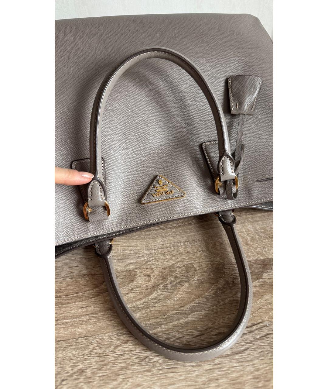 PRADA Кожаная сумка тоут, фото 8