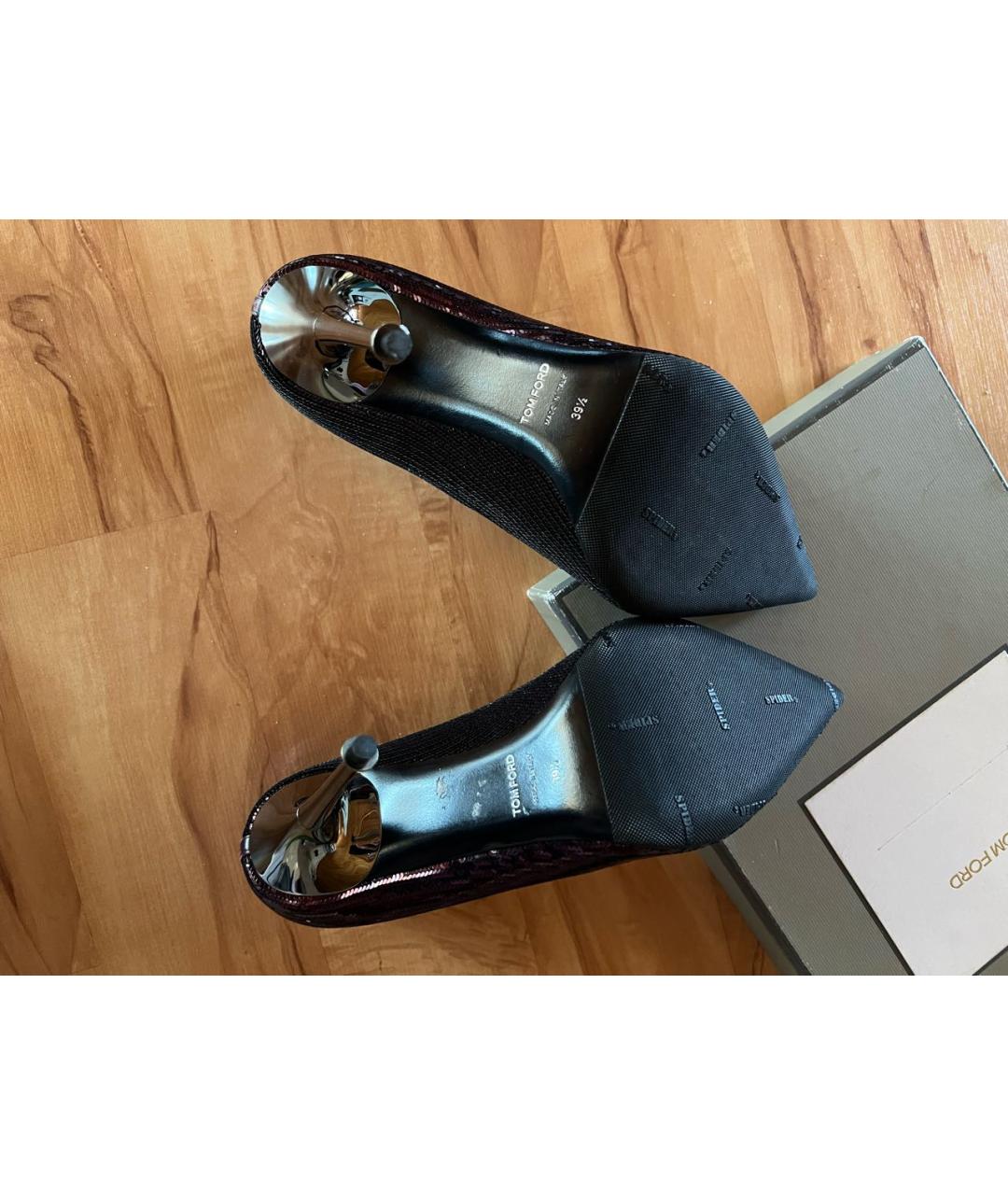 TOM FORD Фиолетовые туфли, фото 6