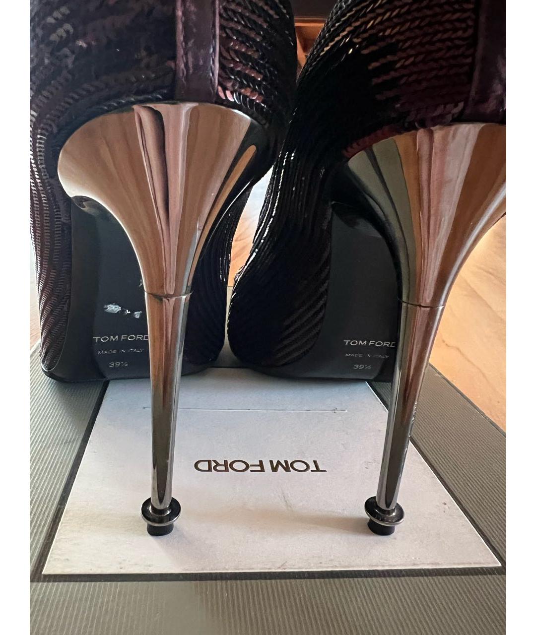 TOM FORD Фиолетовые туфли, фото 5