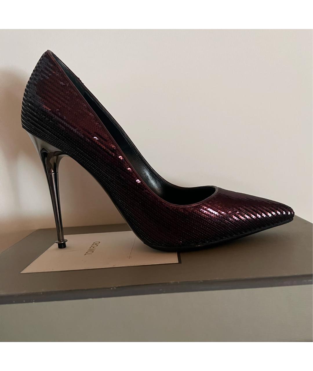 TOM FORD Фиолетовые туфли, фото 7