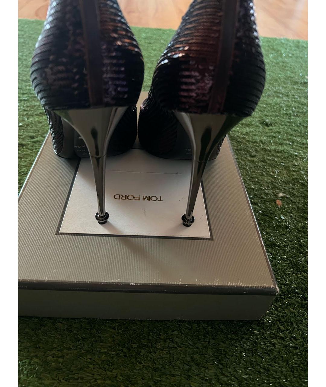 TOM FORD Фиолетовые туфли, фото 4