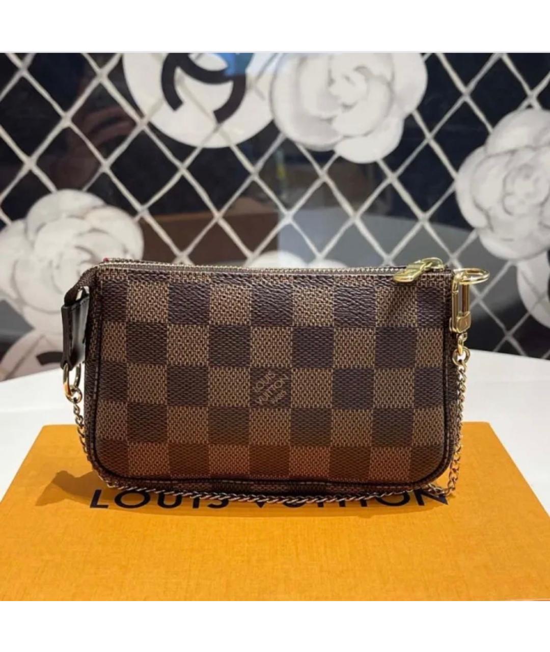 LOUIS VUITTON Коричневая сумка через плечо, фото 3