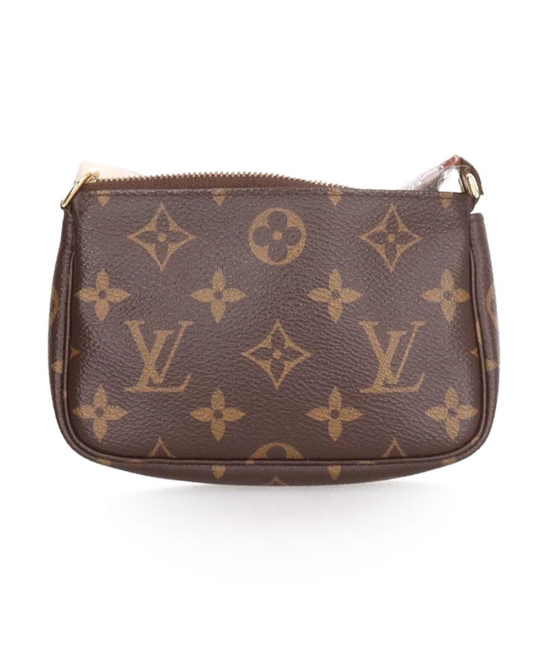 LOUIS VUITTON Коричневая сумка с короткими ручками из искусственной кожи, фото 2